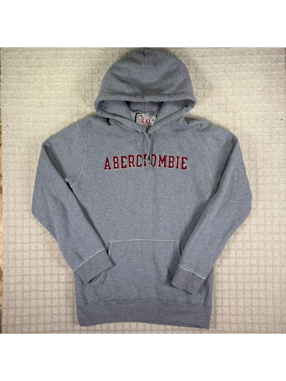 Abercrombie And Fitch Grey Pullover Hoodie Women XXL
